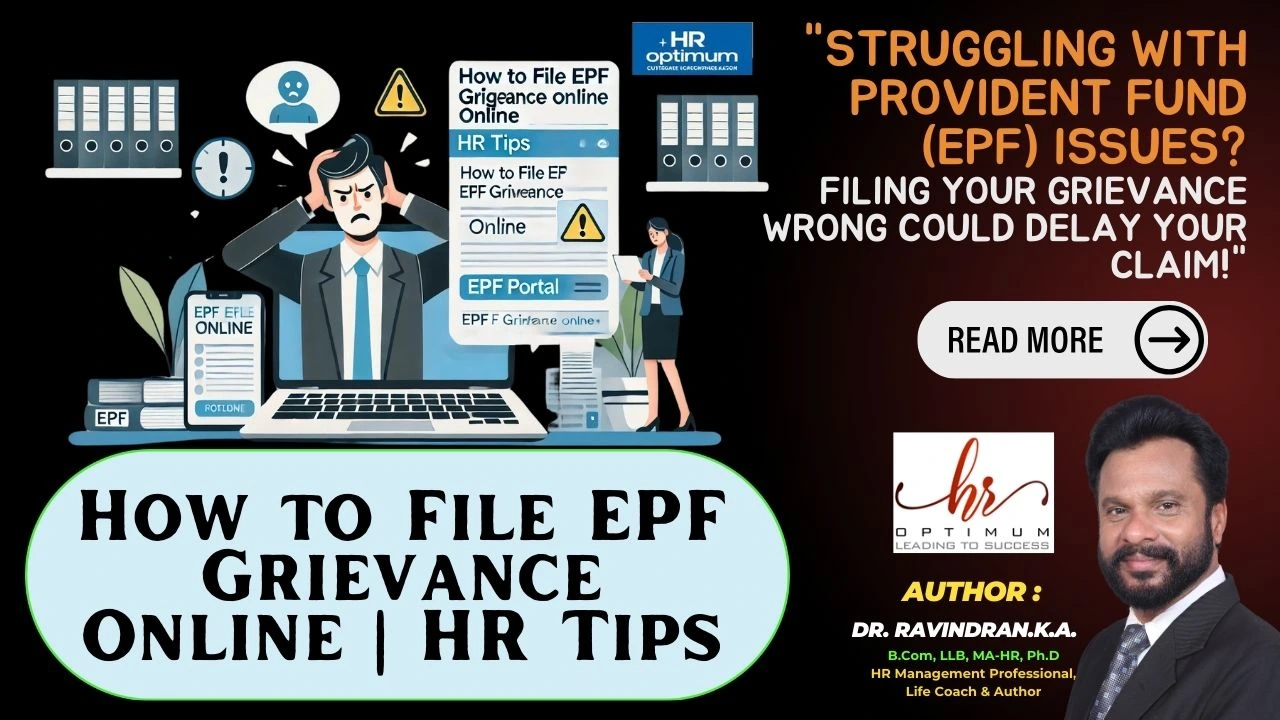how to file EPF grievance online